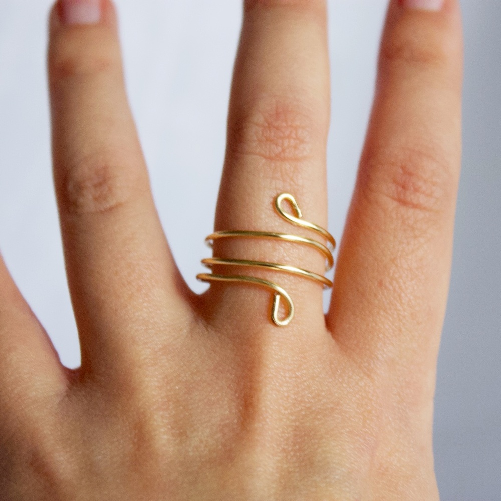 4 Wrap Wire Ring